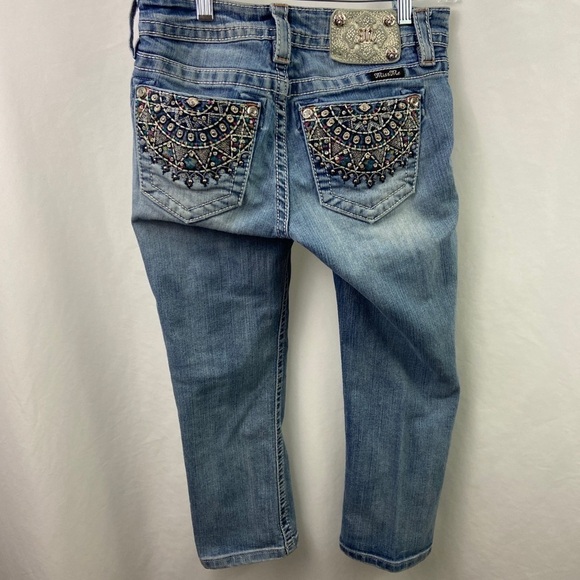 Miss Womens Jeans Mid Rise Cuffed Capri 26 Capris - Picture 4 of 10